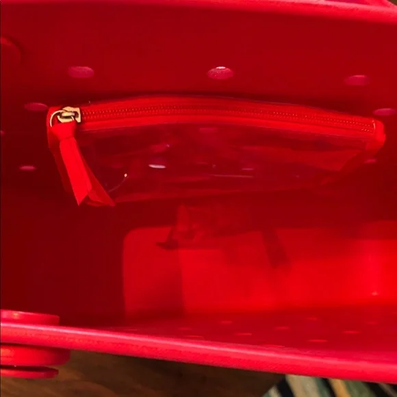 Red Santa Baby Bogg Tote Bag - Picture 2 of 5